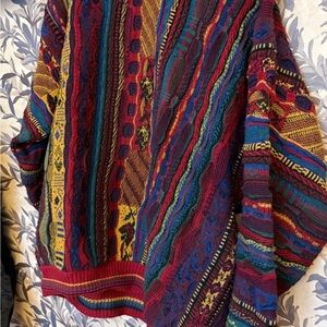 Vibrant Multicolor Men's Crewneck Sweater